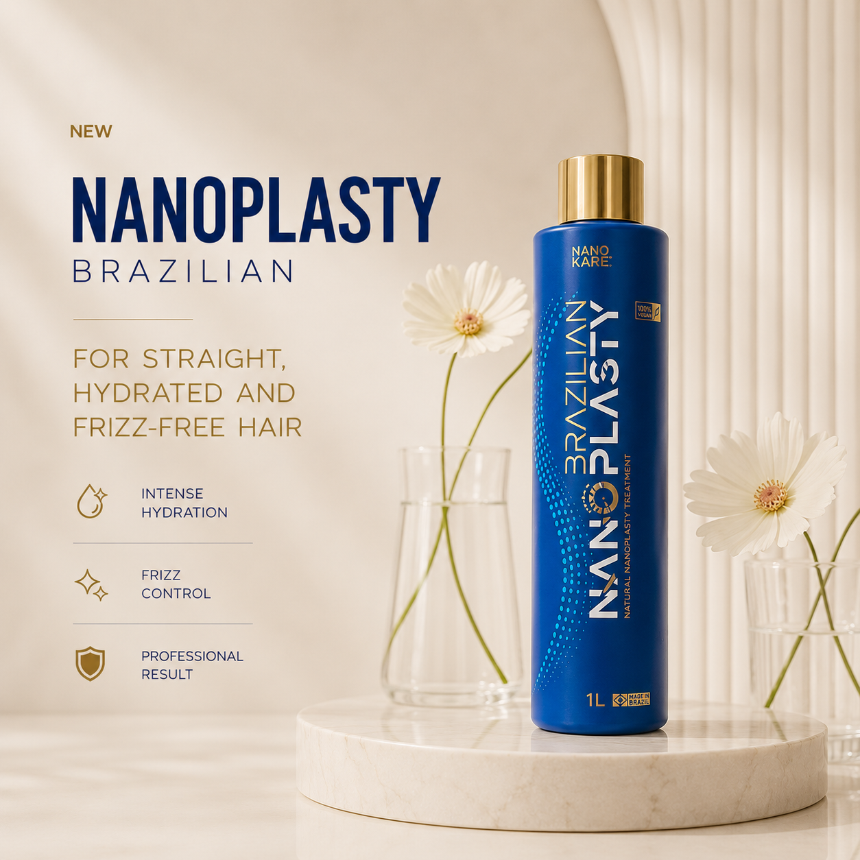 InFusion Brazilian Nanoplasty – Professional Hair Smoothing Treatment (1L)