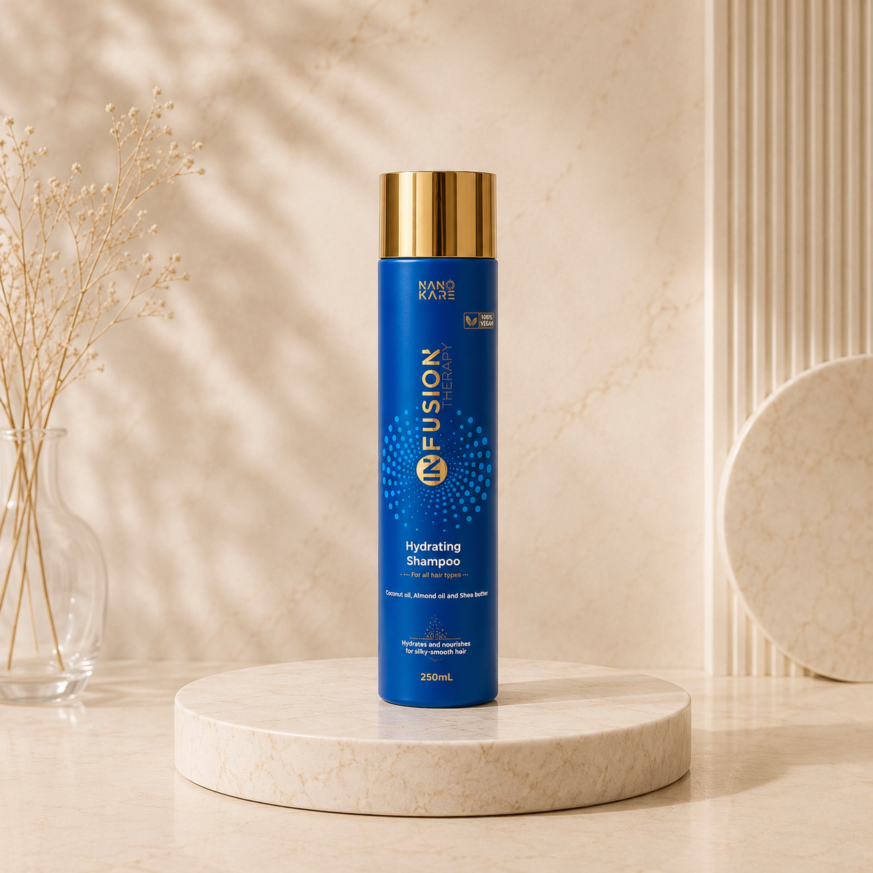 InFusion Hydrating Shampoo – Coconut, Almond & Shea for Silky Hair