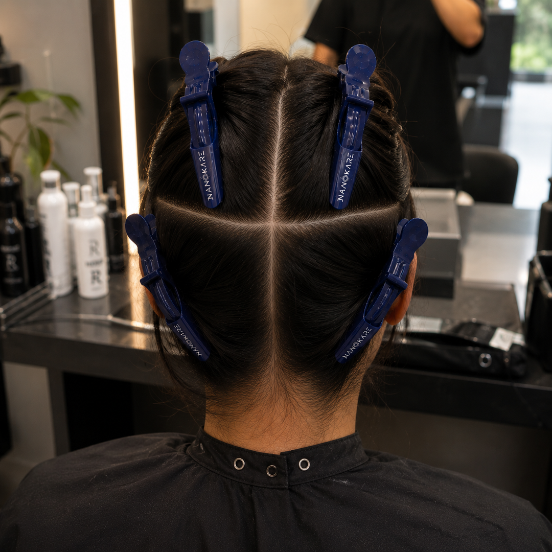 Nano Kare Sectioning Clips Navy