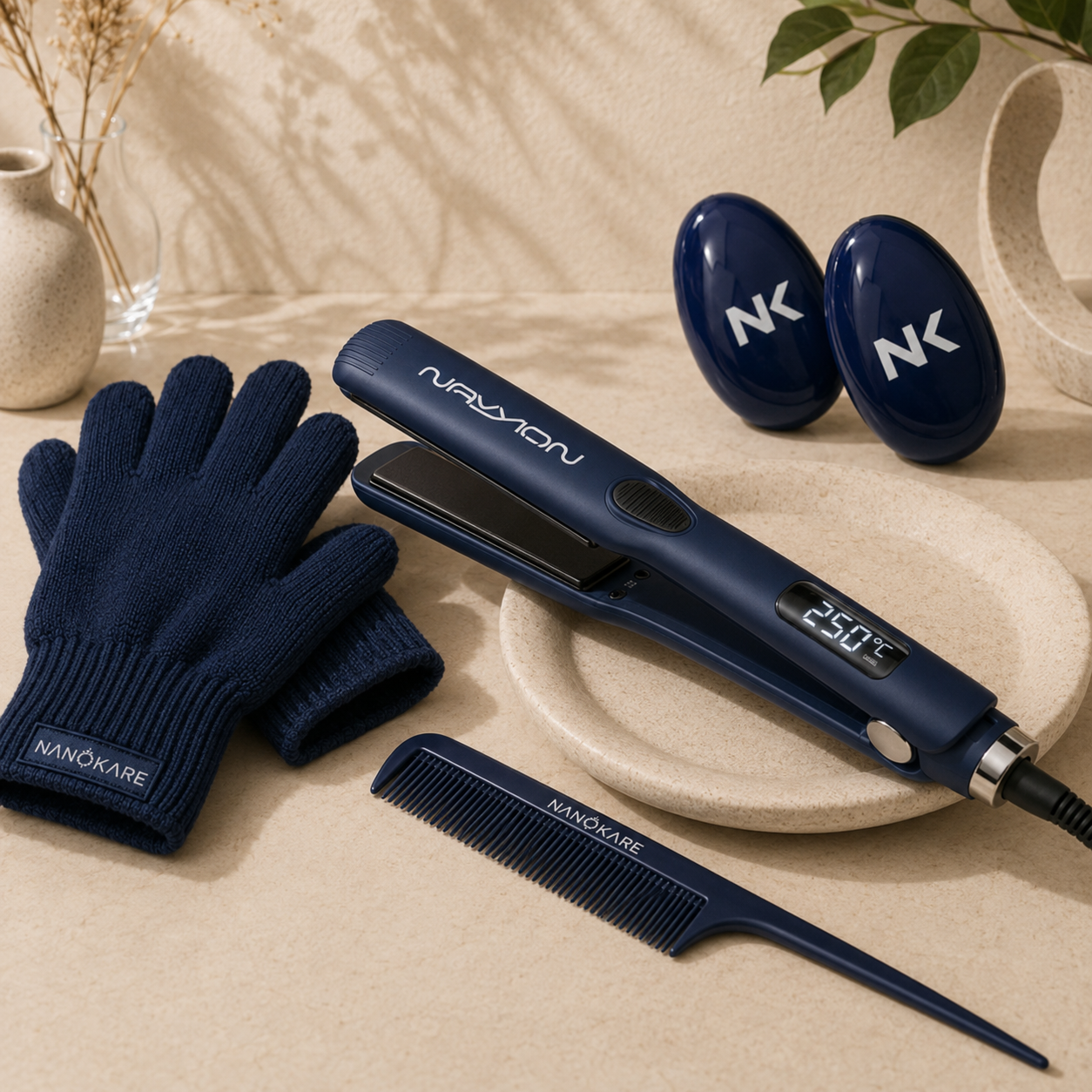 Navyion Professional Titanium Hair Straightener