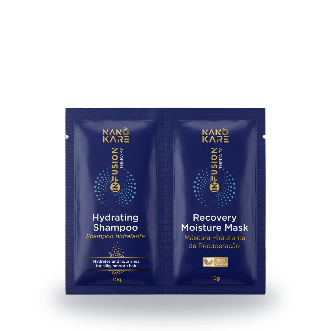InFusion Sachet Duo – Single Use Shampoo &amp; Moisture Mask